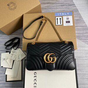 Gucci GG Marmont Black Shoulder Bag